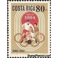 Costa Rica 1965 Football-Stamps-Costa Rica-Mint-StampPhenom