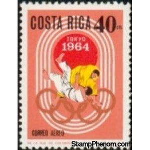 Costa Rica 1965 Judo-Stamps-Costa Rica-Mint-StampPhenom