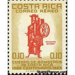 Costa Rica 1966 1866 Fire Pump-Stamps-Costa Rica-Mint-StampPhenom