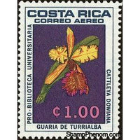 Costa Rica 1967 Cattleya dowiana-Stamps-Costa Rica-Mint-StampPhenom