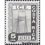 Costa Rica 1967 Electric Pylons-Stamps-Costa Rica-Mint-StampPhenom