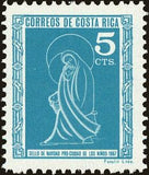 Costa Rica 1967 Madonna Holding Jesus-Stamps-Costa Rica-Mint-StampPhenom