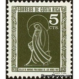 Costa Rica 1967 Madonna Holding Jesus-Stamps-Costa Rica-Mint-StampPhenom