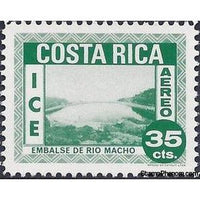 Costa Rica 1967 Río Macho Reservoir-Stamps-Costa Rica-Mint-StampPhenom