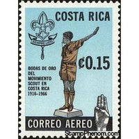 Costa Rica 1968 Scout Directing Traffic-Stamps-Costa Rica-Mint-StampPhenom