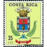 Costa Rica 1969 Arms of Cartago-Stamps-Costa Rica-Mint-StampPhenom