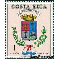 Costa Rica 1969 Coat of Puntarenas-Stamps-Costa Rica-Mint-StampPhenom