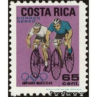 Costa Rica 1969 Cycling-Stamps-Costa Rica-Mint-StampPhenom