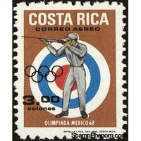 Costa Rica 1969 Rifle Shooting-Stamps-Costa Rica-Mint-StampPhenom