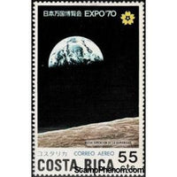 Costa Rica 1970 Earth Seen From the Moon-Stamps-Costa Rica-Mint-StampPhenom