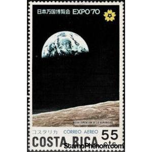 Costa Rica 1970 Earth Seen From the Moon-Stamps-Costa Rica-Mint-StampPhenom