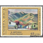 Costa Rica 1970 Escazu Valley, by Margarita Bertheau-Stamps-Costa Rica-Mint-StampPhenom