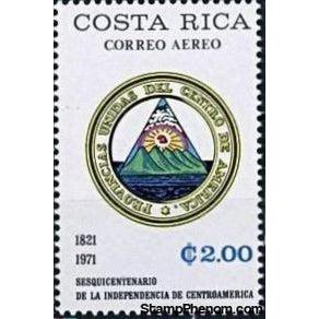 Costa Rica 1971 Costa Rica Coat of Arms-Stamps-Costa Rica-Mint-StampPhenom