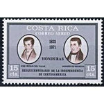 Costa Rica 1971 José Cecilio del Valle, Dionisio de Herrera, Honduras-Stamps-Costa Rica-Mint-StampPhenom