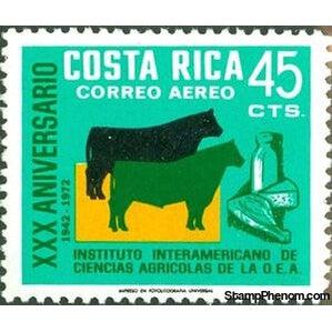 Costa Rica 1972 Cows, Meat, Cheese and Milk-Stamps-Costa Rica-Mint-StampPhenom