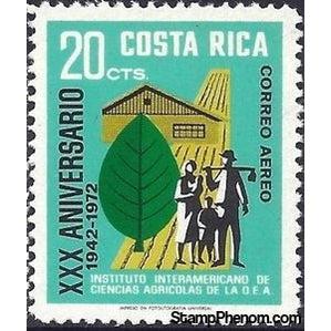 Costa Rica 1972 Farmer Family-Stamps-Costa Rica-Mint-StampPhenom