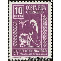 Costa Rica 1972 Madonna and Child-Stamps-Costa Rica-Mint-StampPhenom