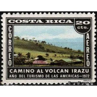 Costa Rica 1972 Road to Irazu Volcano-Stamps-Costa Rica-Mint-StampPhenom