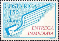 Costa Rica 1972 Winged Letter-Stamps-Costa Rica-Mint-StampPhenom