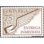 Costa Rica 1972 Winged Letter-Stamps-Costa Rica-Mint-StampPhenom