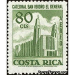 Costa Rica 1973 Cathedral of St. Isidro, the General-Stamps-Costa Rica-Mint-StampPhenom