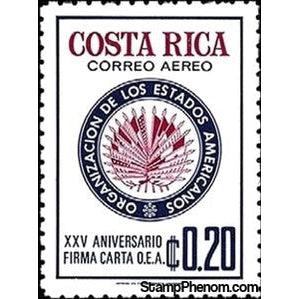 Costa Rica 1973 OAS Emblem-Stamps-Costa Rica-Mint-StampPhenom