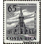 Costa Rica 1973 Parish Church, Puntarenas-Stamps-Costa Rica-Mint-StampPhenom