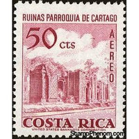 Costa Rica 1973 Ruins of Parish Church, Cartago-Stamps-Costa Rica-Mint-StampPhenom