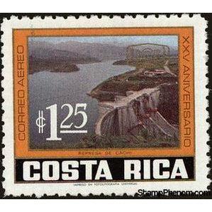 Costa Rica 1974 Cachi Dam and Reservoir.-Stamps-Costa Rica-Mint-StampPhenom