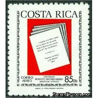 Costa Rica 1974 "Love and Death”, Manuscript-Stamps-Costa Rica-Mint-StampPhenom