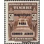 Costa Rica 1974 Revenue stamp overprinted-Stamps-Costa Rica-Mint-StampPhenom