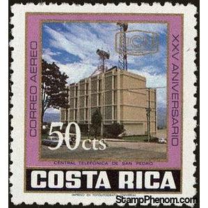 Costa Rica 1974 Telephone Building, San Pedro-Stamps-Costa Rica-Mint-StampPhenom