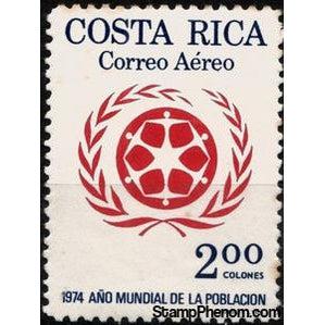 Costa Rica 1974 WPY Emblem-Stamps-Costa Rica-Mint-StampPhenom