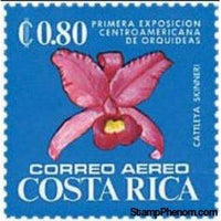 Costa Rica 1975 Cattleya skinneri-Stamps-Costa Rica-Mint-StampPhenom