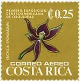 Costa Rica 1975 Encyclia spondiadum-Stamps-Costa Rica-Mint-StampPhenom