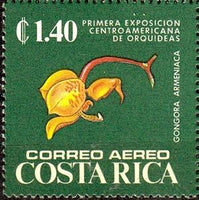 Costa Rica 1975 Gongora armeniaca-Stamps-Costa Rica-Mint-StampPhenom