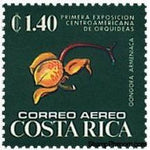 Costa Rica 1975 Gongora armeniaca-Stamps-Costa Rica-Mint-StampPhenom