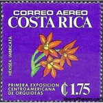 Costa Rica 1975 Hexisea imbricata-Stamps-Costa Rica-Mint-StampPhenom