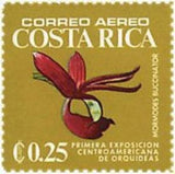 Costa Rica 1975 Mormodes buccinator-Stamps-Costa Rica-Mint-StampPhenom