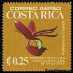 Costa Rica 1975 Mormodes buccinator-Stamps-Costa Rica-Mint-StampPhenom