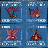 Costa Rica 1975 Orchids-Stamps-Costa Rica-Mint-StampPhenom