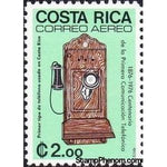 Costa Rica 1976 First Telephone in Costa Rica-Stamps-Costa Rica-Mint-StampPhenom