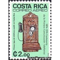 Costa Rica 1976 First Telephone in Costa Rica-Stamps-Costa Rica-Mint-StampPhenom