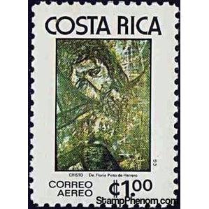 Costa Rica 1977 Christ, by Floria Pinto de Herrero.-Stamps-Costa Rica-Mint-StampPhenom