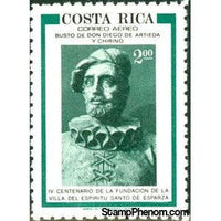 Costa Rica 1977 Estatue of Diego de Artieda y Chirino-Stamps-Costa Rica-Mint-StampPhenom