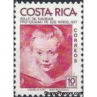 Costa Rica 1977 Girl’s Head, by Rubens.-Stamps-Costa Rica-Mint-StampPhenom