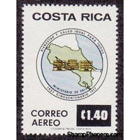 Costa Rica 1977 Health Ministry Emblem-Stamps-Costa Rica-Mint-StampPhenom