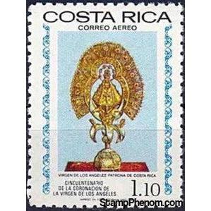 Costa Rica 1977 Our Lady of the Angels (Gold Sculpture)-Stamps-Costa Rica-Mint-StampPhenom