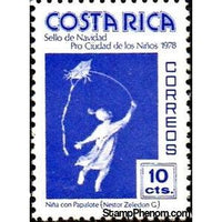 Costa Rica 1978 Girl with Kite-Stamps-Costa Rica-Mint-StampPhenom