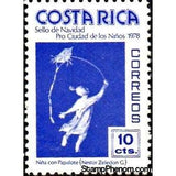 Costa Rica 1978 Girl with Kite-Stamps-Costa Rica-Mint-StampPhenom